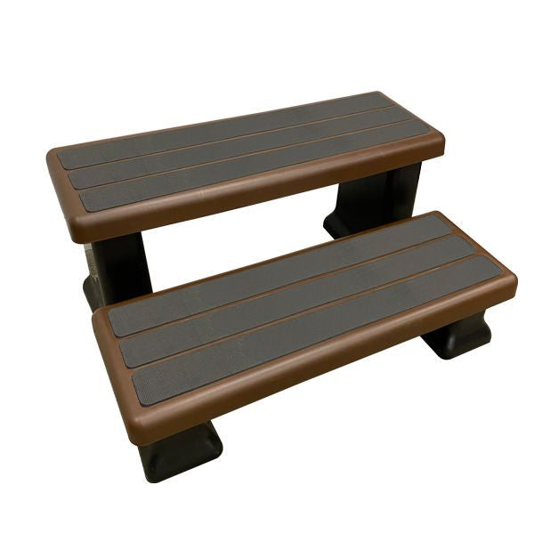 spaease designer hot tub step espresso