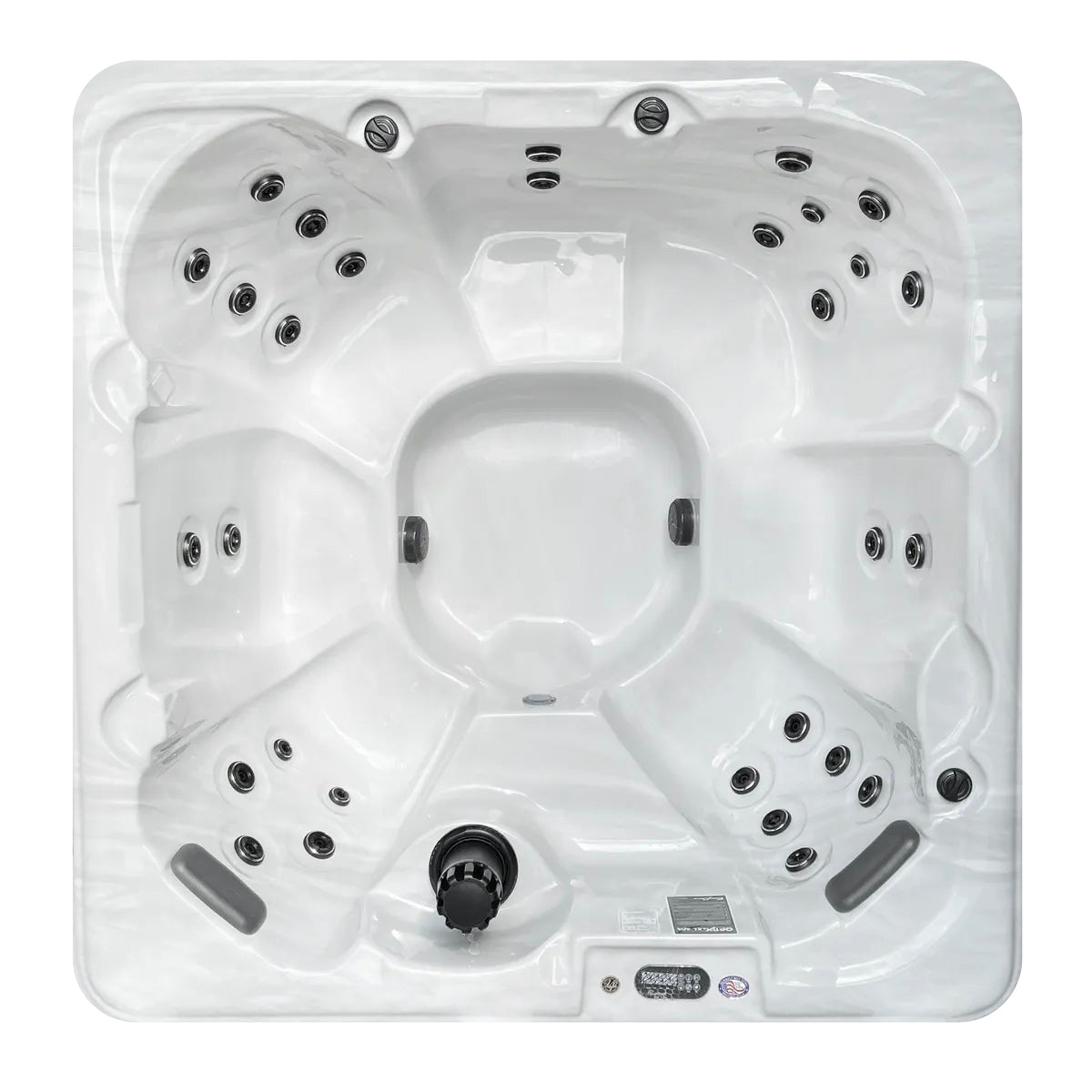 aurora 7 seater hottub sunbelt